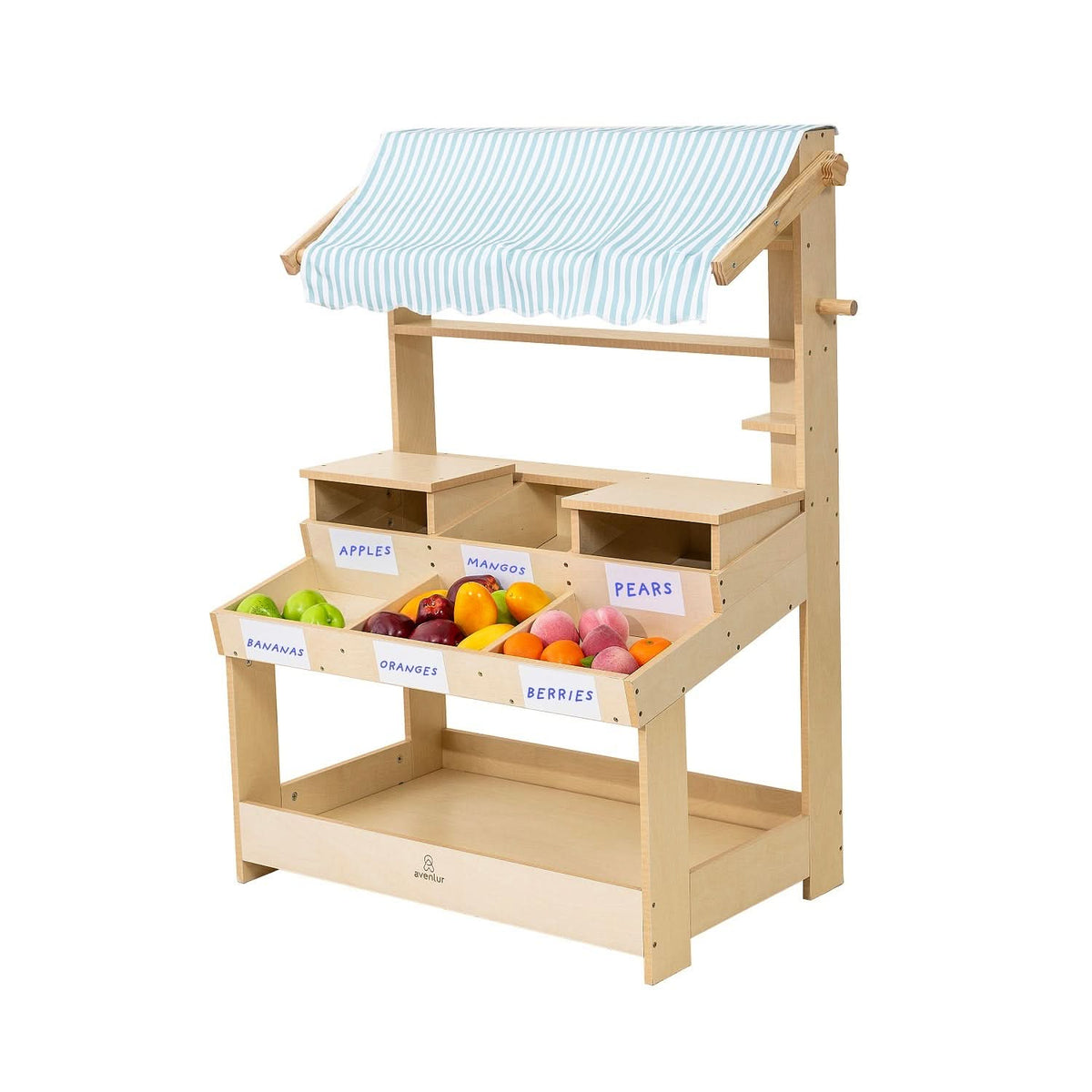 Avenlur Cypress pretend play shop in a playroom