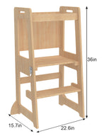 Avenlur Date kitchen tower in natural wood