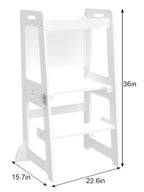 Avenlur Date kitchen tower in white