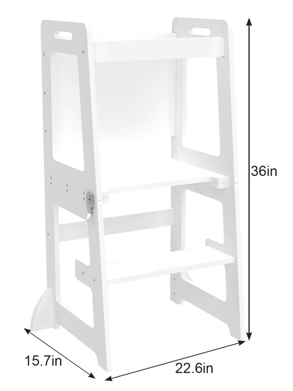 Avenlur Date kitchen tower in white