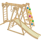 Avenlur foam roller slide add-on attached to the Chestnut climber