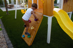 Avenlur Forest swing set with side-mounted slide