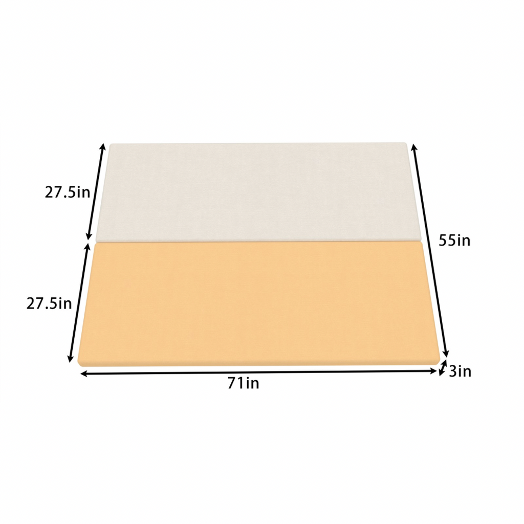 Avenlur Grove padded floor mat with wipe-clean cover