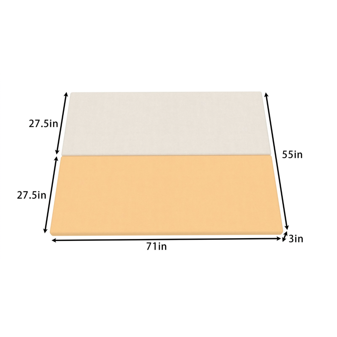 Avenlur Grove padded floor mat with wipe-clean cover