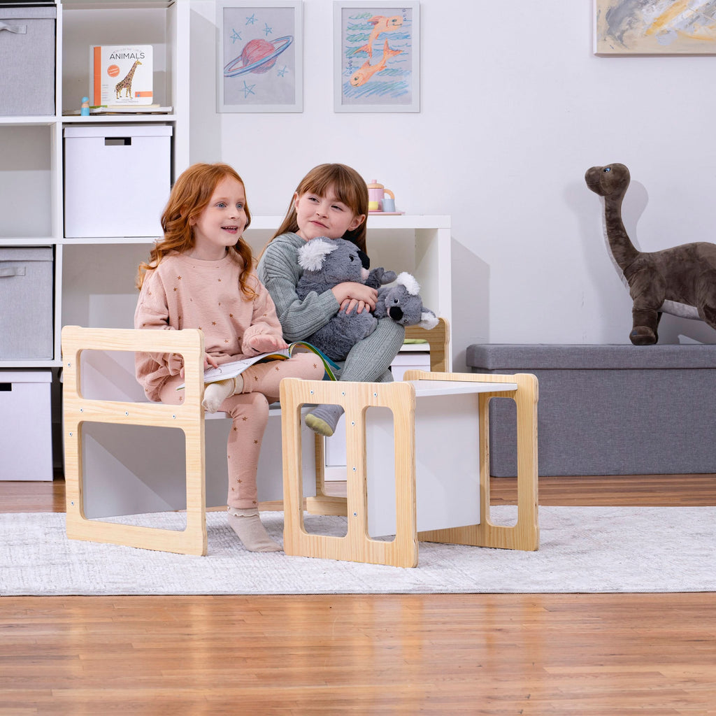 Side view of the Avenlur Hanover table and chair