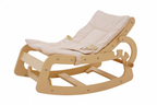 Avenlur Hemlock infant rocker seat in natural wood