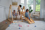 Avenlur Juniper wooden climber for toddlers with swing, ready for indoor or outdoor use