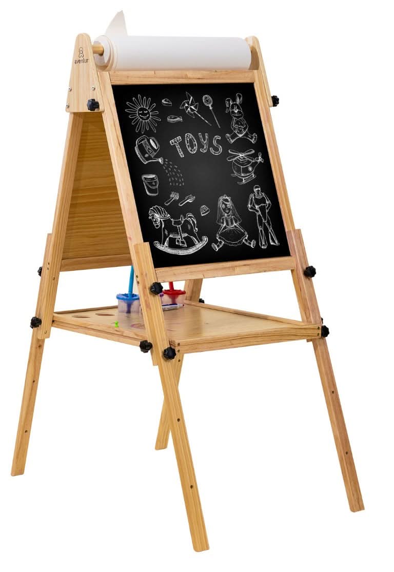 Avenlur kids easel with paper roll for drawing