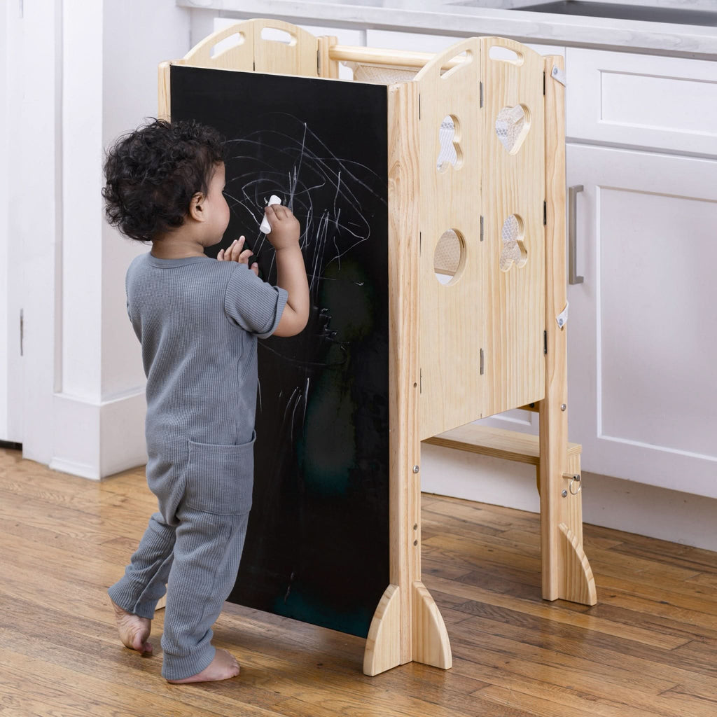 Avenlur Laurel step stool for toddlers with non-slip steps