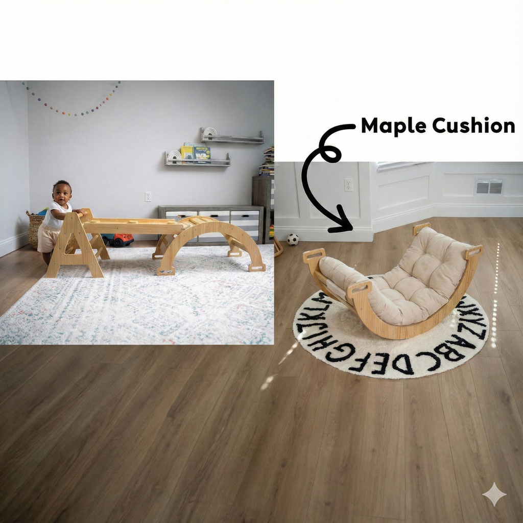 Avenlur cushion insert fitted inside the Maple rocker