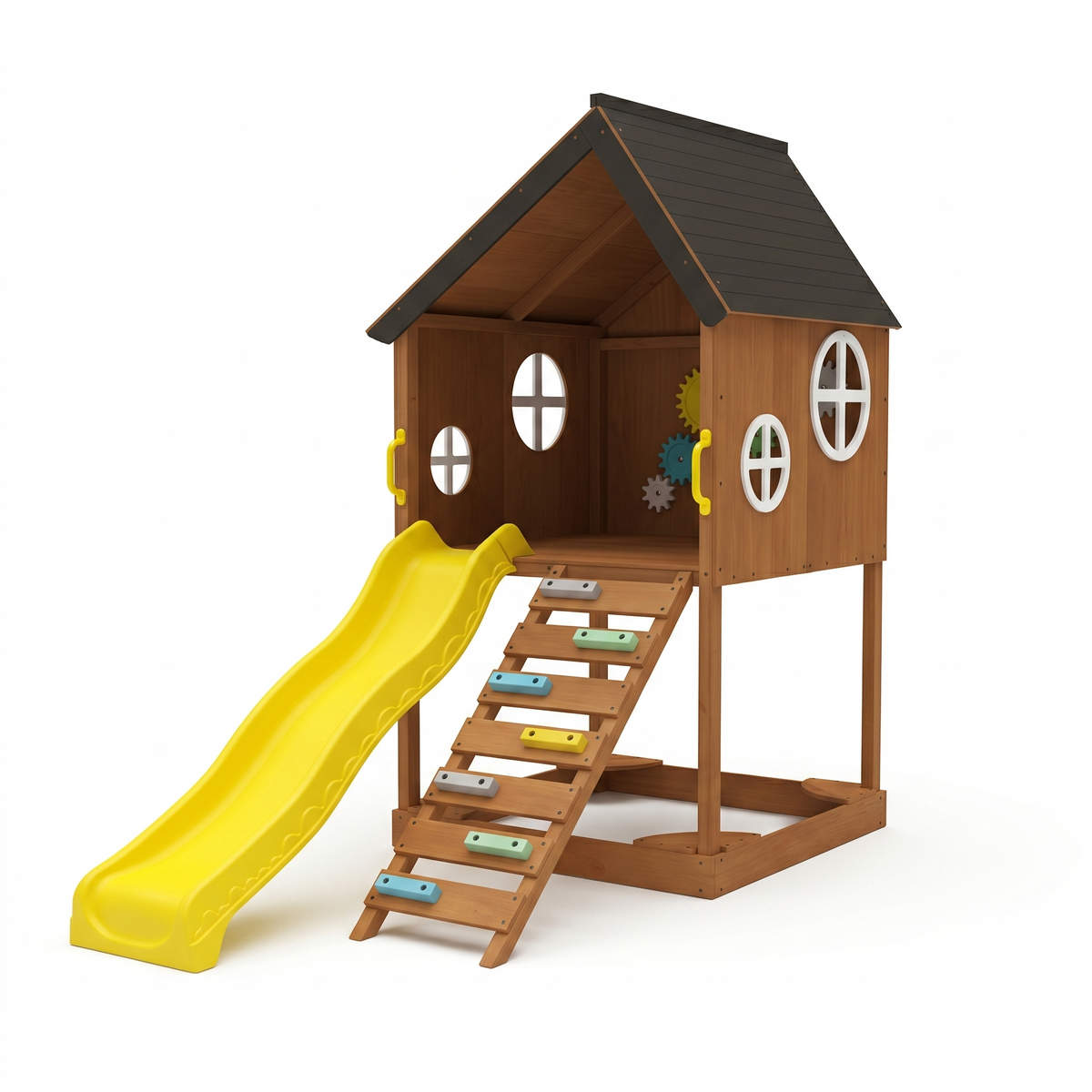 71 inch wavy slide on the Avenlur Mimosa playhouse