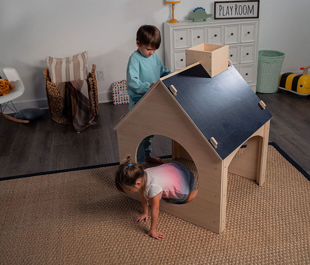 Avenlur Evergreen playhouse included in the Modern Playroom bundle