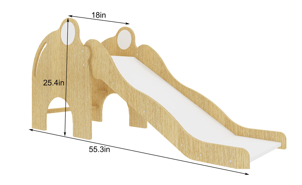 Avenlur Nima wooden elephant slide for toddlers