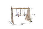 Avenlur Rocket wooden baby gym, a Montessori infant play arch