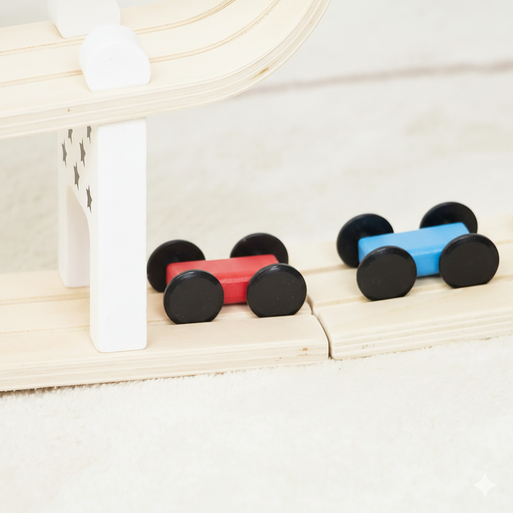 Avenlur rolling track toy in a playroom