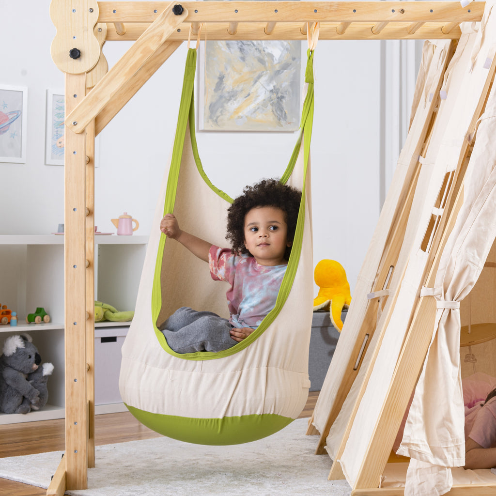 Avenlur sensory swing for large climbers like Magnolia and Chestnut