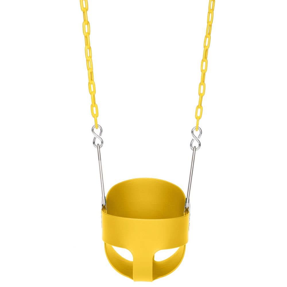 Avenlur toddler swing seat on the Small Forest swing set