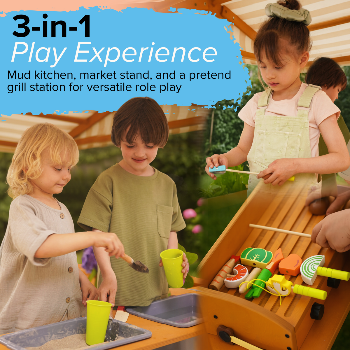 Avenlur Sumac pretend grill station for outdoor role play