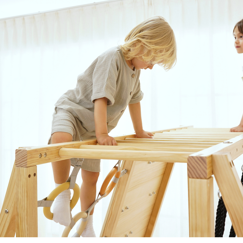 Avenlur Sweetgum XL indoor playset in a toddler playroom