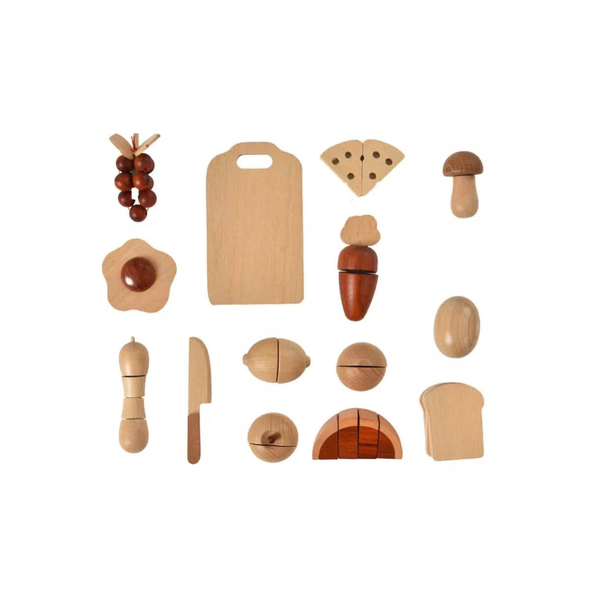 Avenlur wooden play food gift set for toddlers