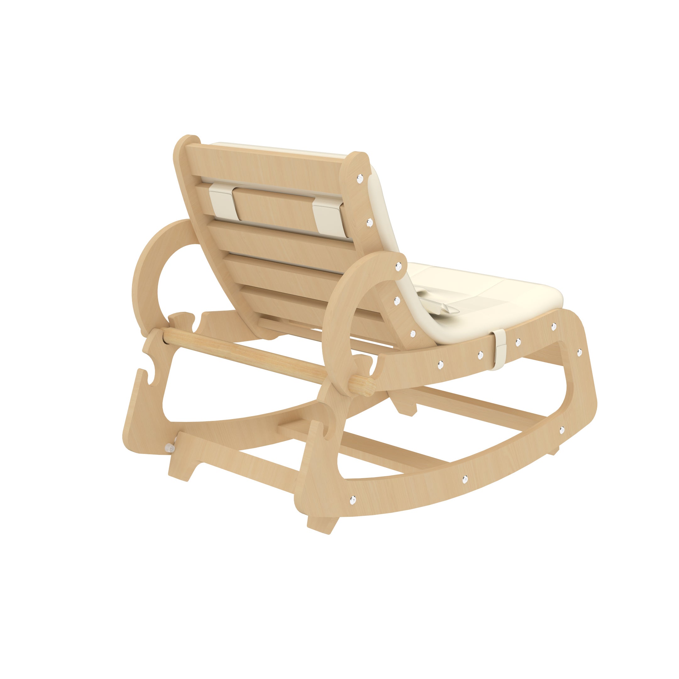 Avenlur Hemlock - Premium -hölzerne Baby -Rocker zum beruhigenden Schlaf