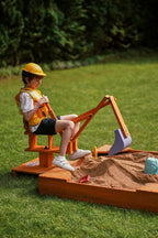 Blippi excavator seat and backrest detail