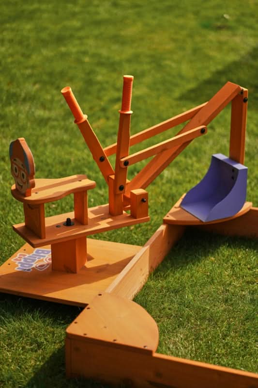 Blippi ride-on digger toy for ages 2 and up