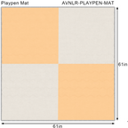 Playpen Mat - For the Baby Playpen (Playpen Not Included)