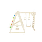 Chestnut | Aire de jeux d'intérieur pliable pour enfants, 8 en 1