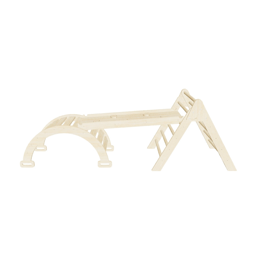 Hazel - Pikler Triangle Leiter & Rocker -Set