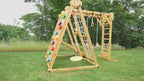 Chestnut 8-in-1 Jungle Gym for Toddlers | Indoor & Outdoor Wooden Playset