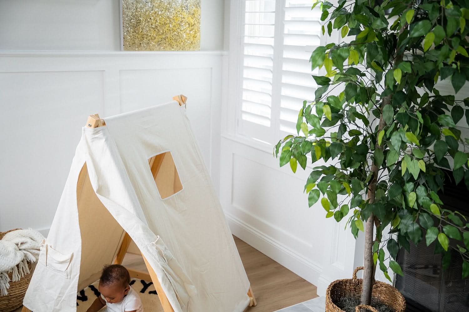 Tent Covering For Spruce - Baby and Toddler Foldable Swing Set - Swing Set Sold Separately.