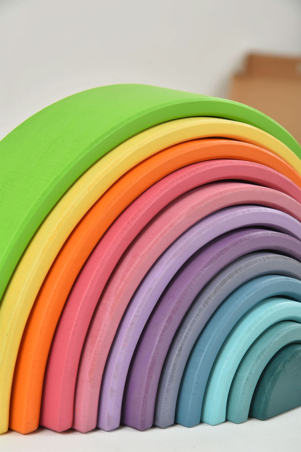 Holzregenbogenstaplerblöcke