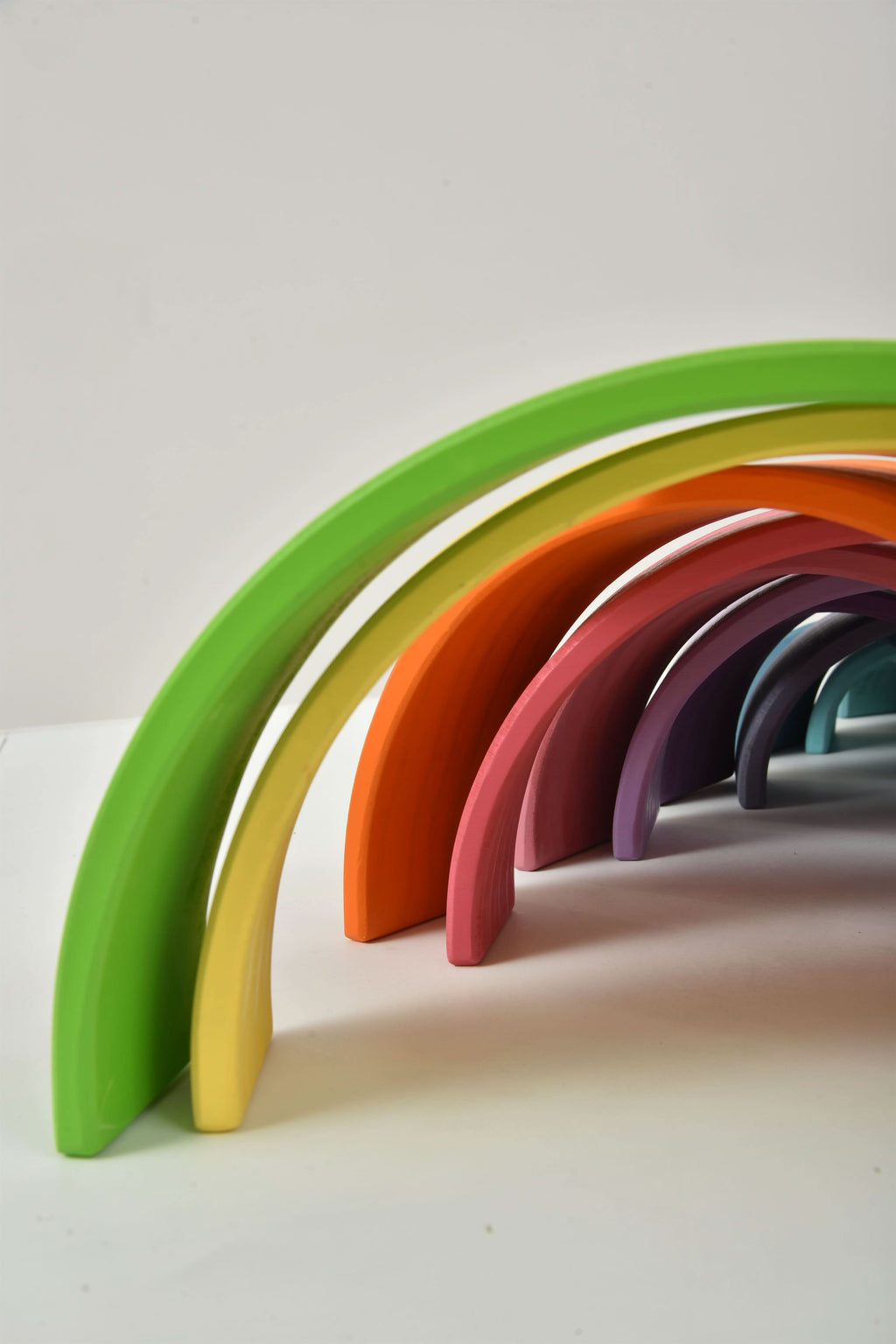 Holzregenbogenstaplerblöcke