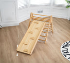 Bazel - Pikler 6-in-1  Climber with Rocker Arch and Slide Set.