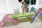 Avenlur Hazel climbing toys for toddlers set up as an obstacle course