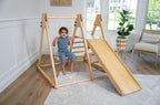 Avenlur Juniper toddler climbing toy with swing for gross motor play