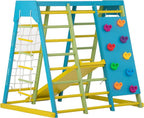 Avenlur Magnolia indoor jungle gym for toddlers with rope ladder and monkey bars