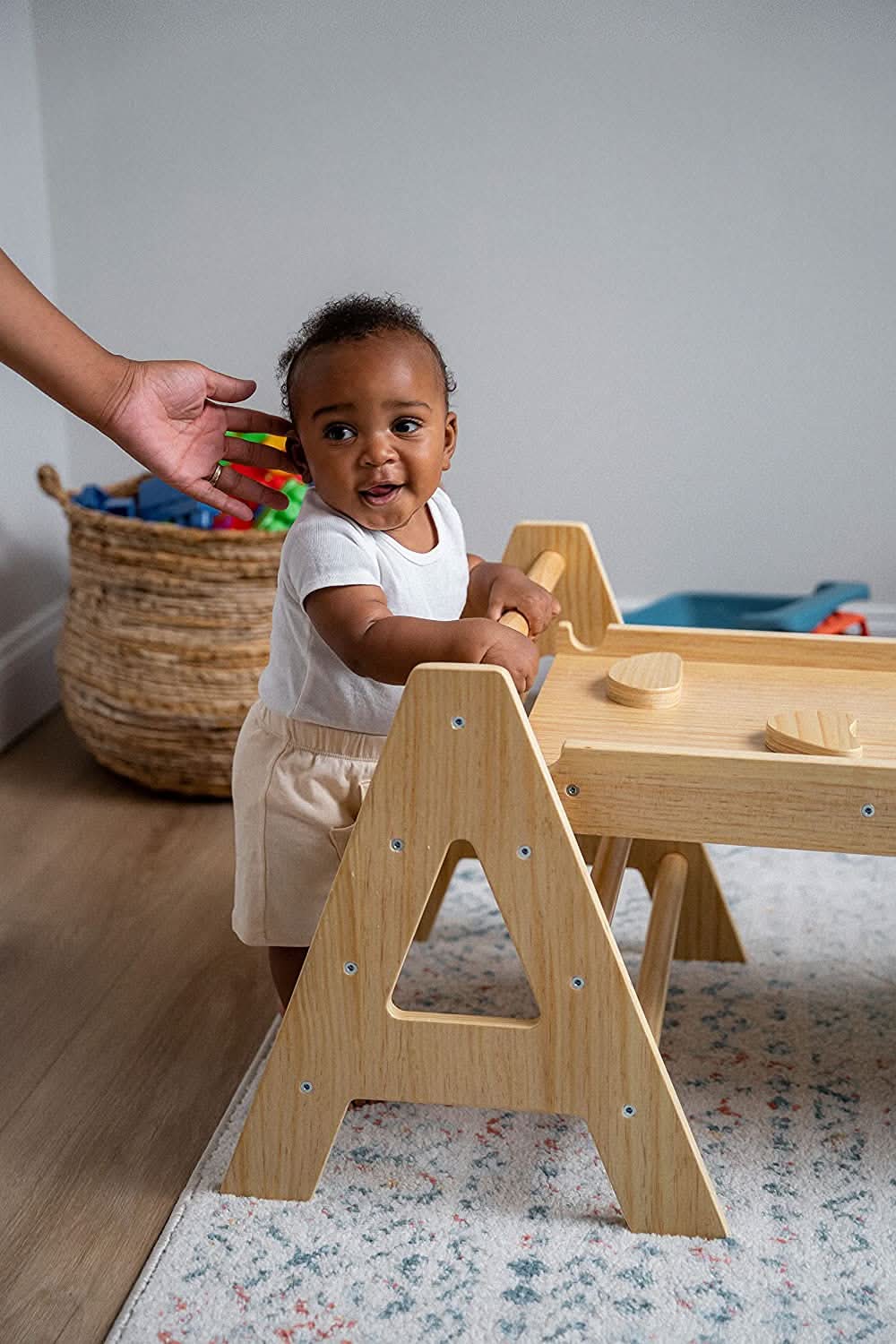 Avenlur Maple Pikler rocker for first rocking and balance play