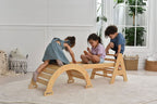 Avenlur Maple Pikler set: triangle, slide ramp and rocker