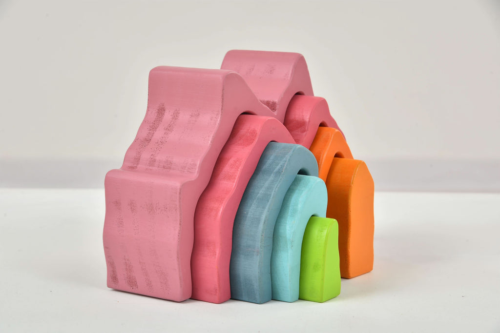 Avenlur Montessori stacking blocks for fine motor skills