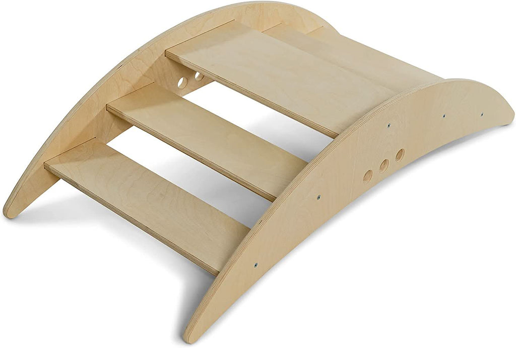 Avenlur Rowan reversed into a stepped climbing bridge for toddlers