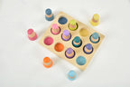 Avenlur wooden rainbow people standing in a circle