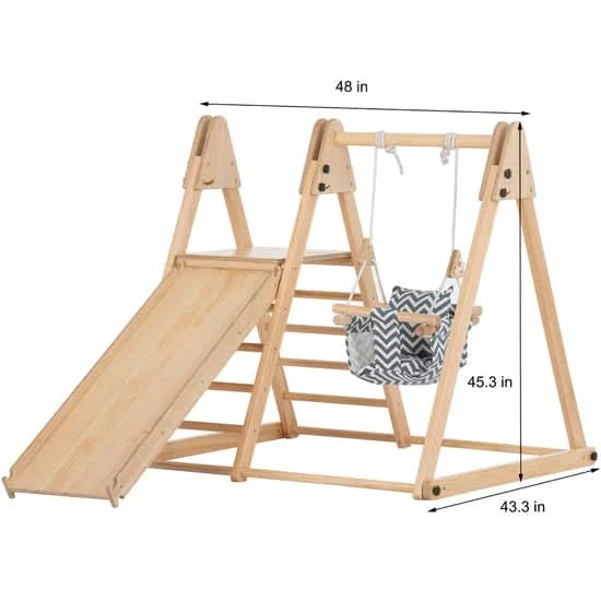 Juniper - Real Wood Folding Playset.