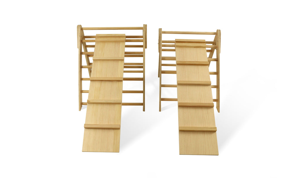 Olive -Pikler -Dreiecksleiter und Kletterschein - mehrere Größen